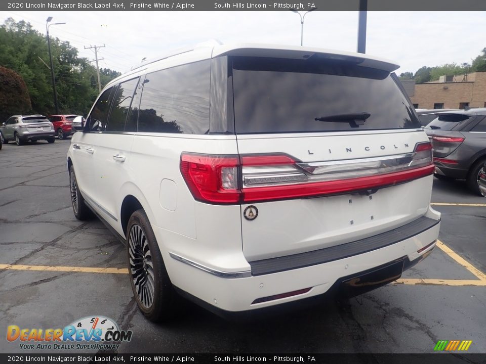 2020 Lincoln Navigator Black Label 4x4 Pristine White / Alpine Photo #2