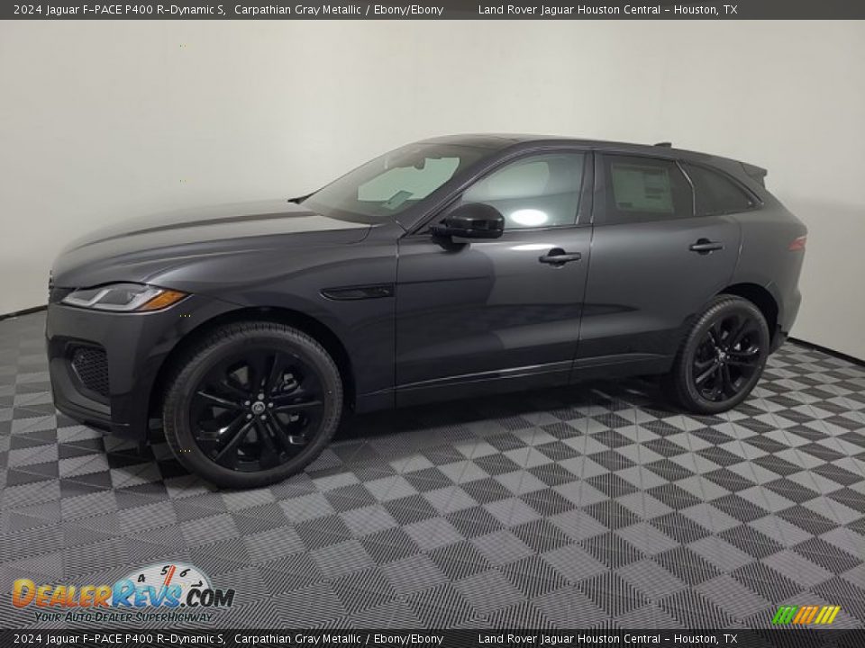 2024 Jaguar F-PACE P400 R-Dynamic S Carpathian Gray Metallic / Ebony/Ebony Photo #6