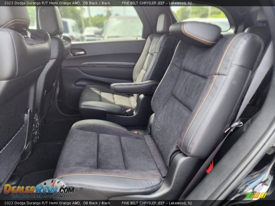 Rear Seat of 2023 Dodge Durango R/T Hemi Orange AWD Photo #7