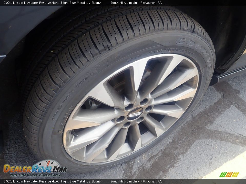 2021 Lincoln Navigator Reserve 4x4 Flight Blue Metallic / Ebony Photo #5