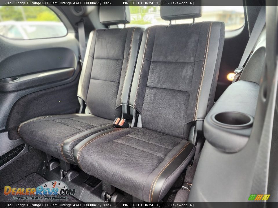 Rear Seat of 2023 Dodge Durango R/T Hemi Orange AWD Photo #9