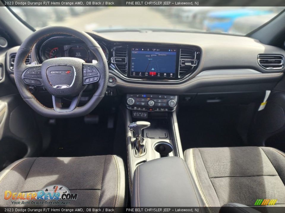 Dashboard of 2023 Dodge Durango R/T Hemi Orange AWD Photo #10