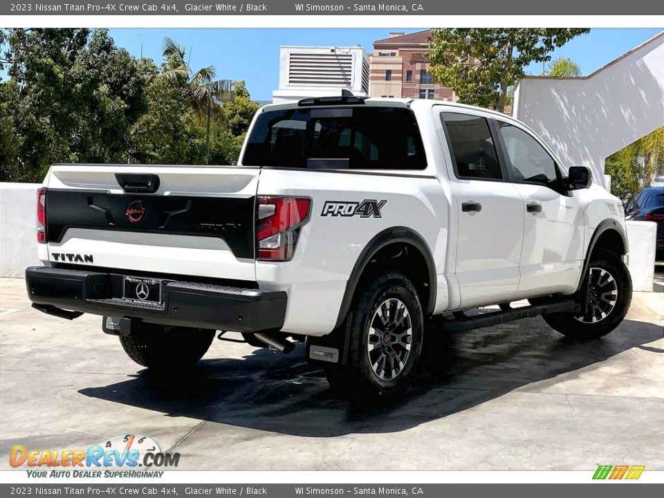 Glacier White 2023 Nissan Titan Pro-4X Crew Cab 4x4 Photo #13