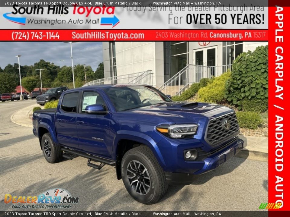 2023 Toyota Tacoma TRD Sport Double Cab 4x4 Blue Crush Metallic / Black Photo #1