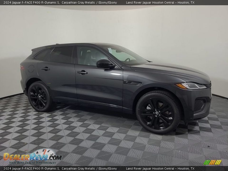 2024 Jaguar F-PACE P400 R-Dynamic S Carpathian Gray Metallic / Ebony/Ebony Photo #11