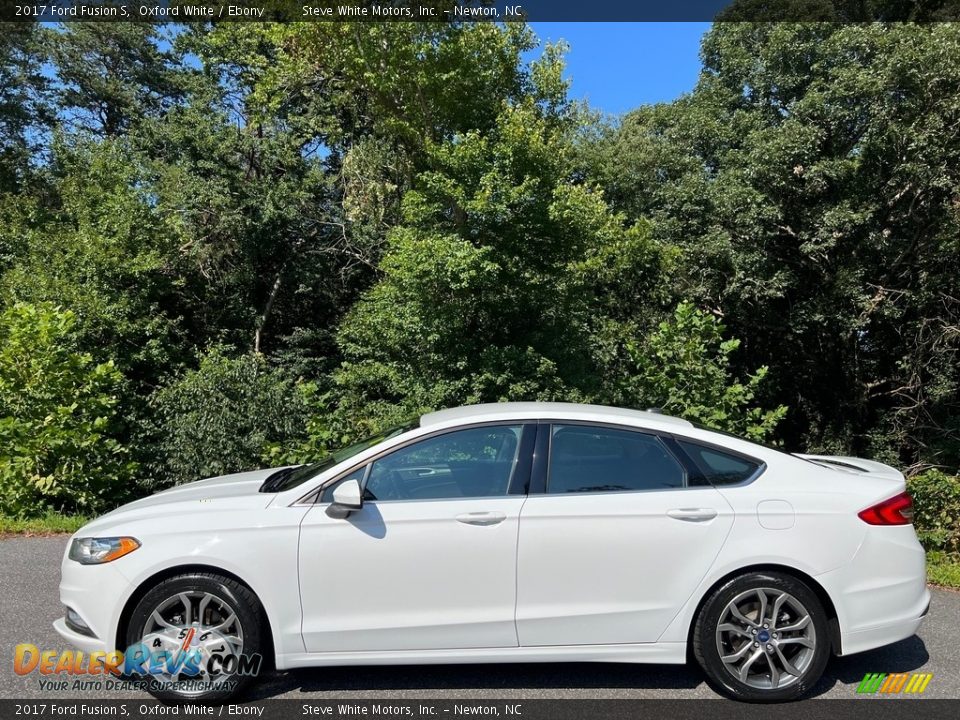 2017 Ford Fusion S Oxford White / Ebony Photo #1