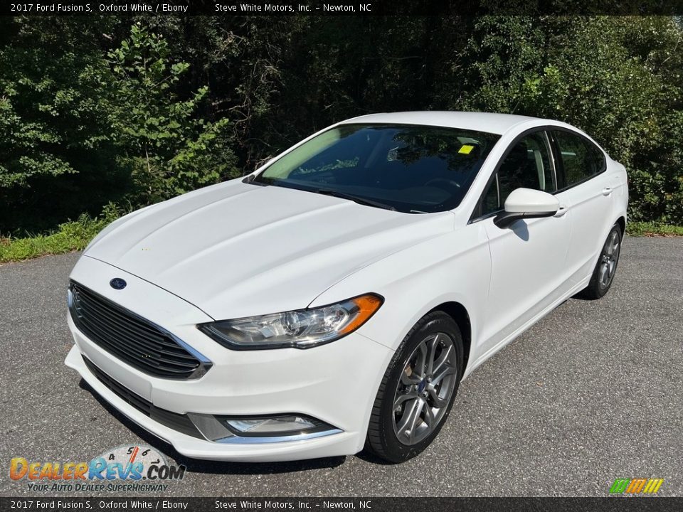 2017 Ford Fusion S Oxford White / Ebony Photo #3