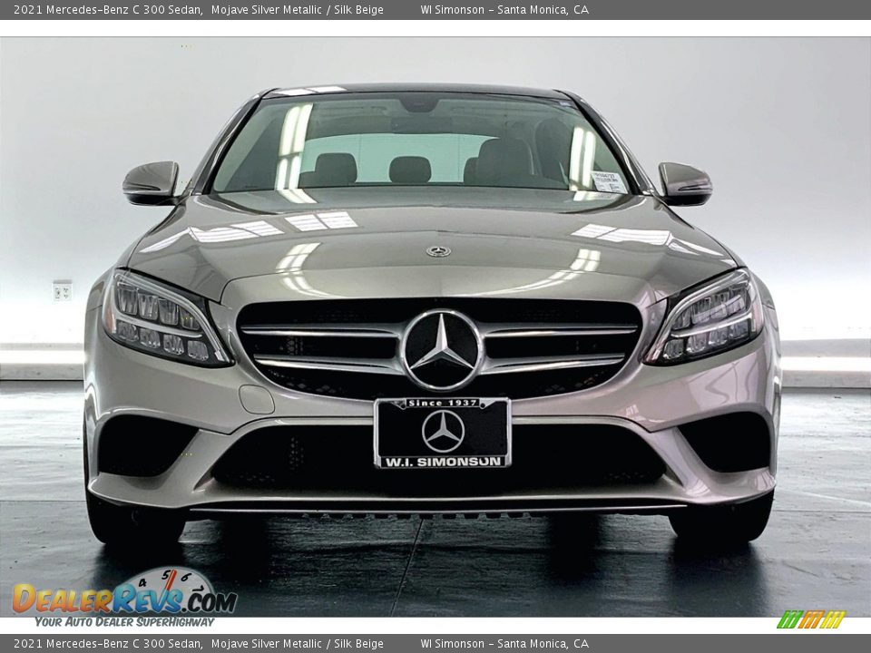 2021 Mercedes-Benz C 300 Sedan Mojave Silver Metallic / Silk Beige Photo #2