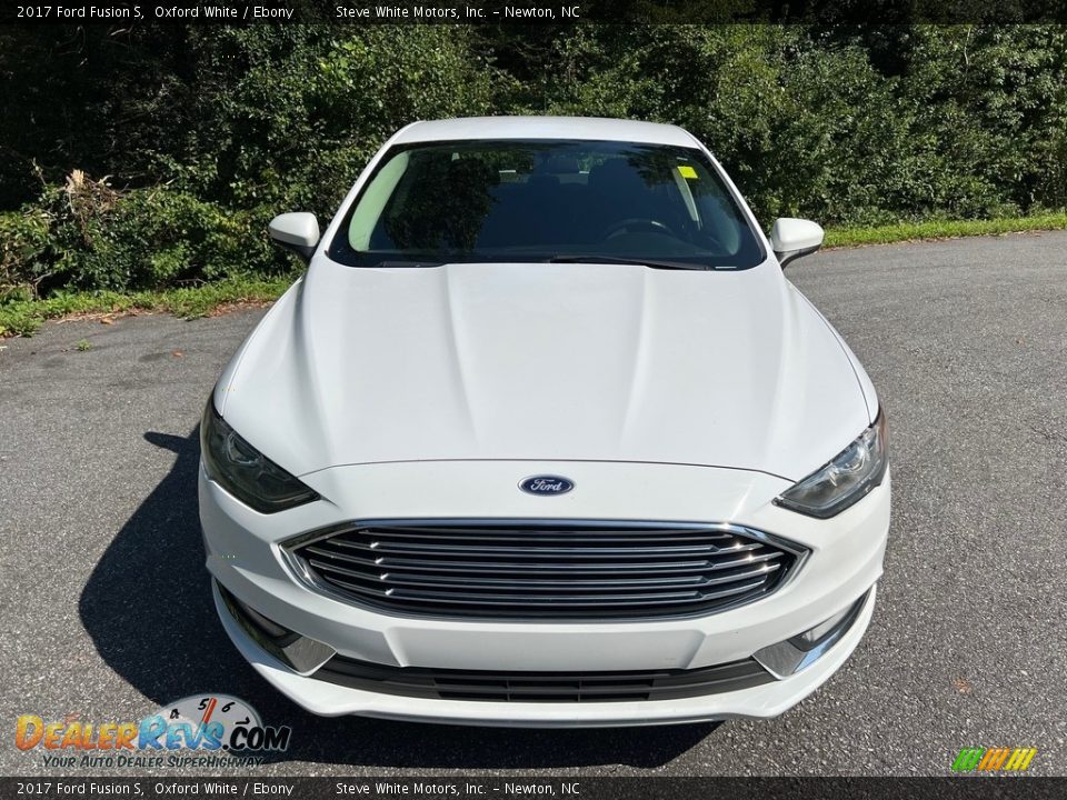 2017 Ford Fusion S Oxford White / Ebony Photo #4