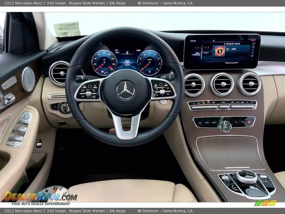 2021 Mercedes-Benz C 300 Sedan Mojave Silver Metallic / Silk Beige Photo #4