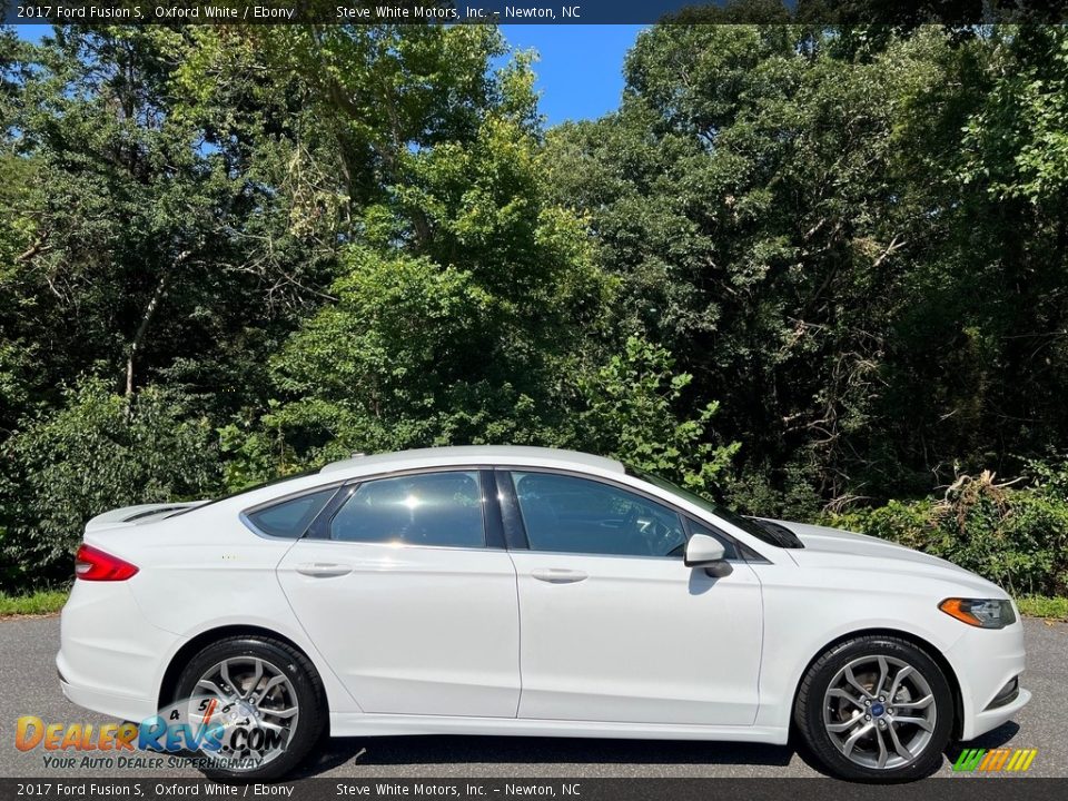 2017 Ford Fusion S Oxford White / Ebony Photo #6