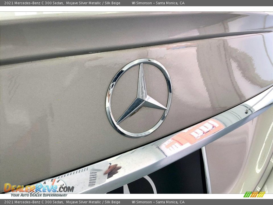 2021 Mercedes-Benz C 300 Sedan Mojave Silver Metallic / Silk Beige Photo #7