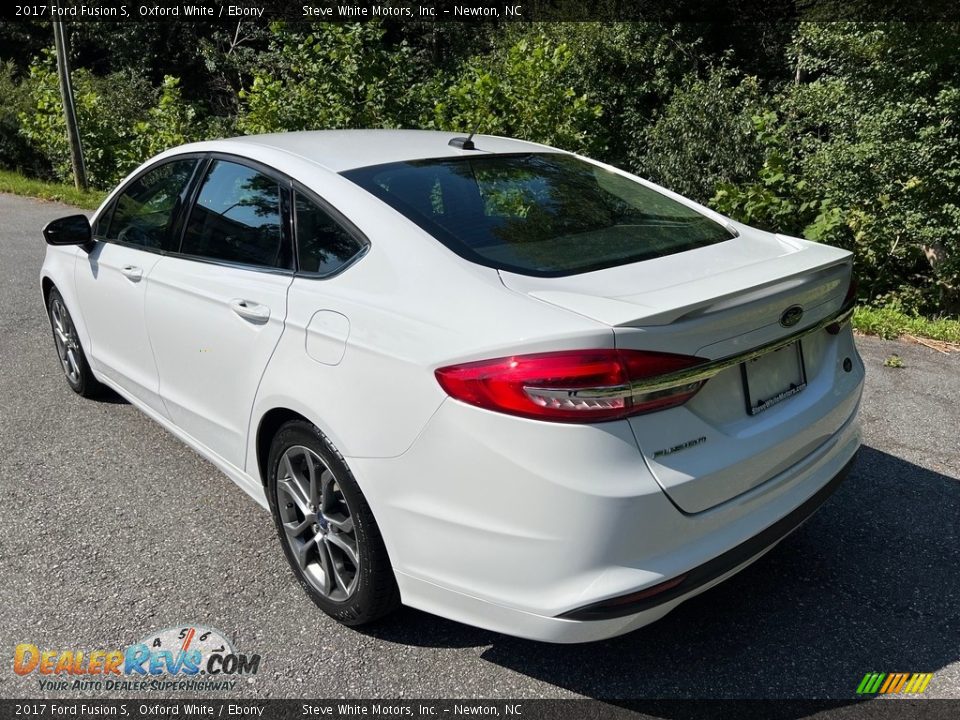 2017 Ford Fusion S Oxford White / Ebony Photo #9