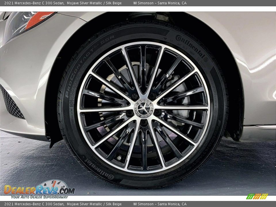 2021 Mercedes-Benz C 300 Sedan Mojave Silver Metallic / Silk Beige Photo #8