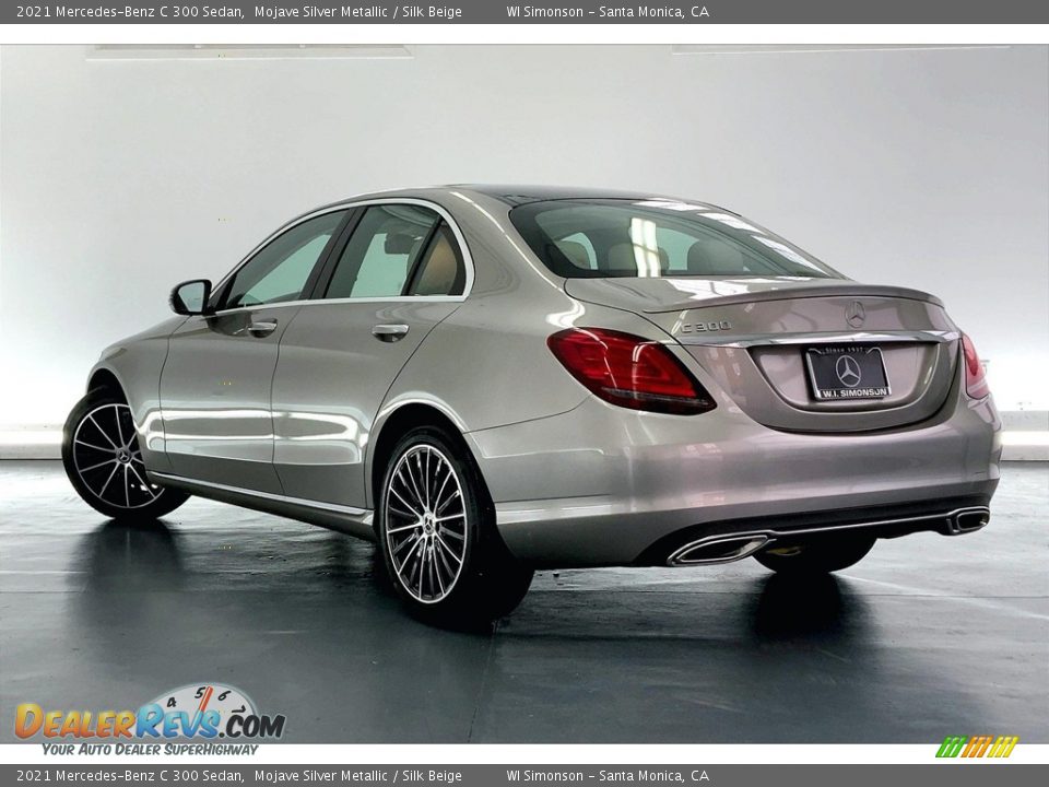 2021 Mercedes-Benz C 300 Sedan Mojave Silver Metallic / Silk Beige Photo #10