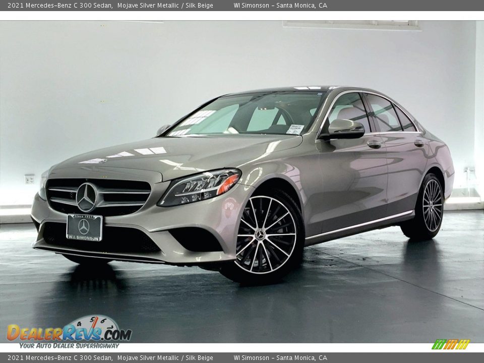 2021 Mercedes-Benz C 300 Sedan Mojave Silver Metallic / Silk Beige Photo #12