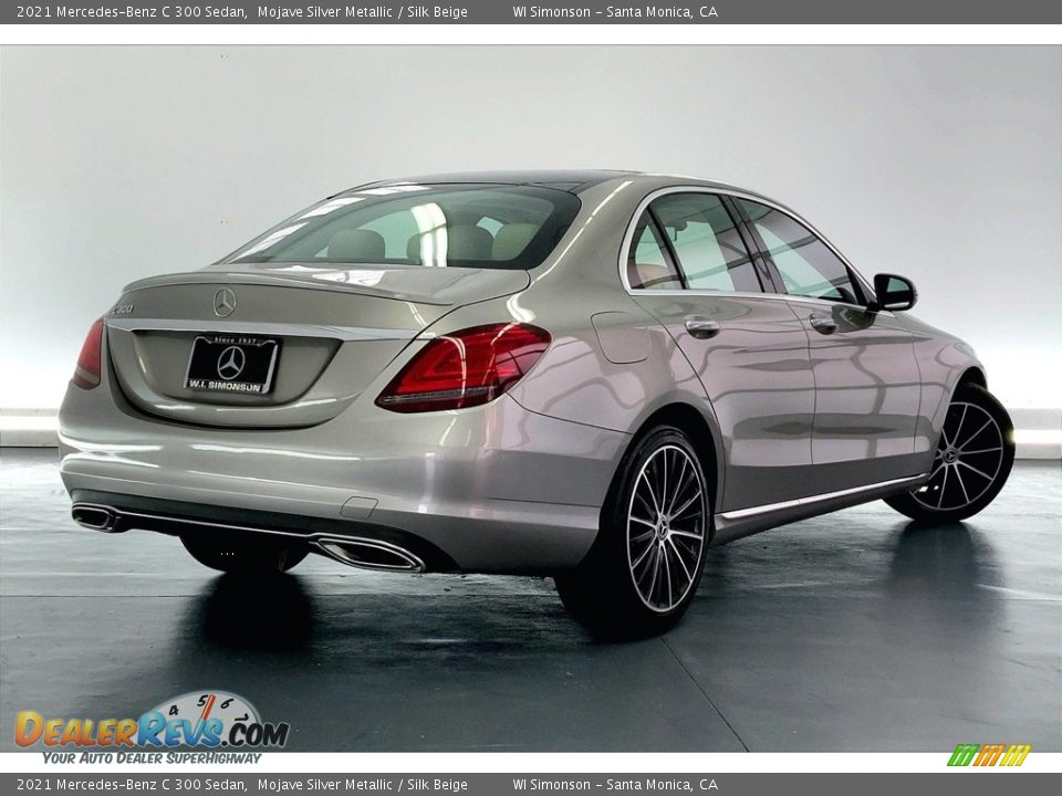 2021 Mercedes-Benz C 300 Sedan Mojave Silver Metallic / Silk Beige Photo #13