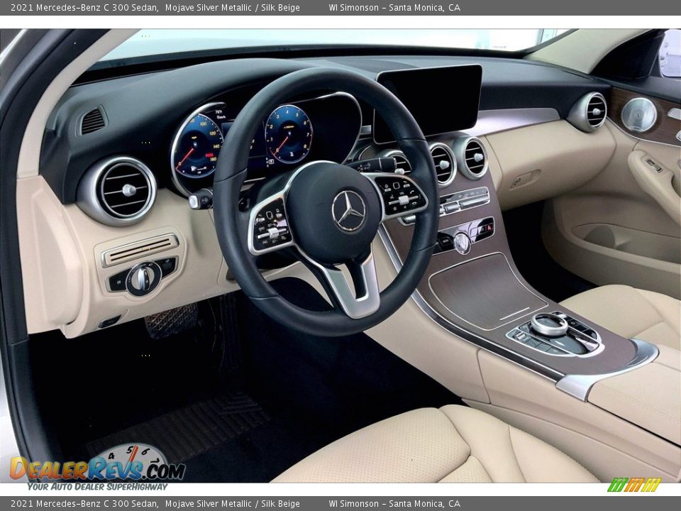 2021 Mercedes-Benz C 300 Sedan Mojave Silver Metallic / Silk Beige Photo #14