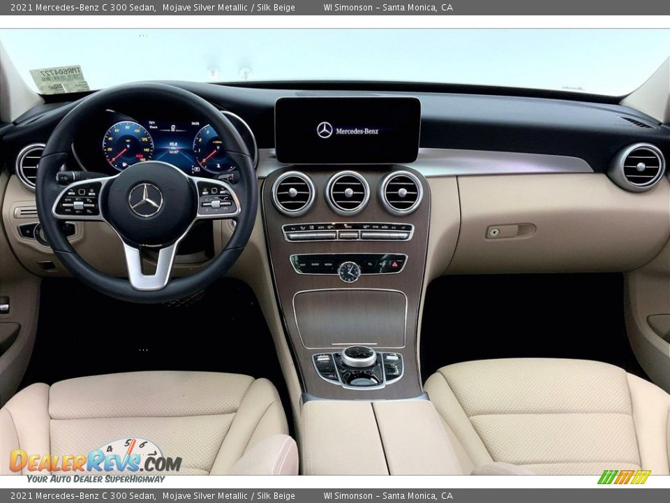 2021 Mercedes-Benz C 300 Sedan Mojave Silver Metallic / Silk Beige Photo #15