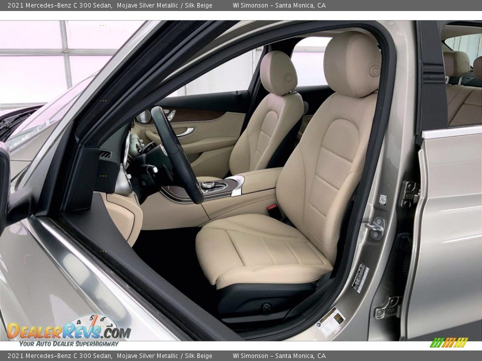 2021 Mercedes-Benz C 300 Sedan Mojave Silver Metallic / Silk Beige Photo #18