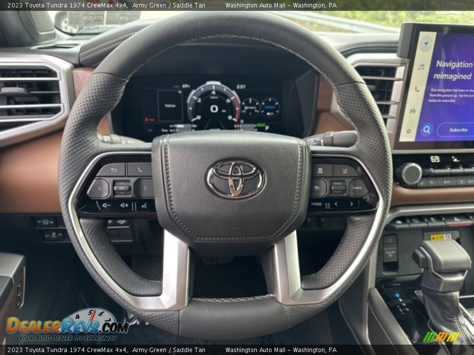 2023 Toyota Tundra 1974 CrewMax 4x4 Steering Wheel Photo #10