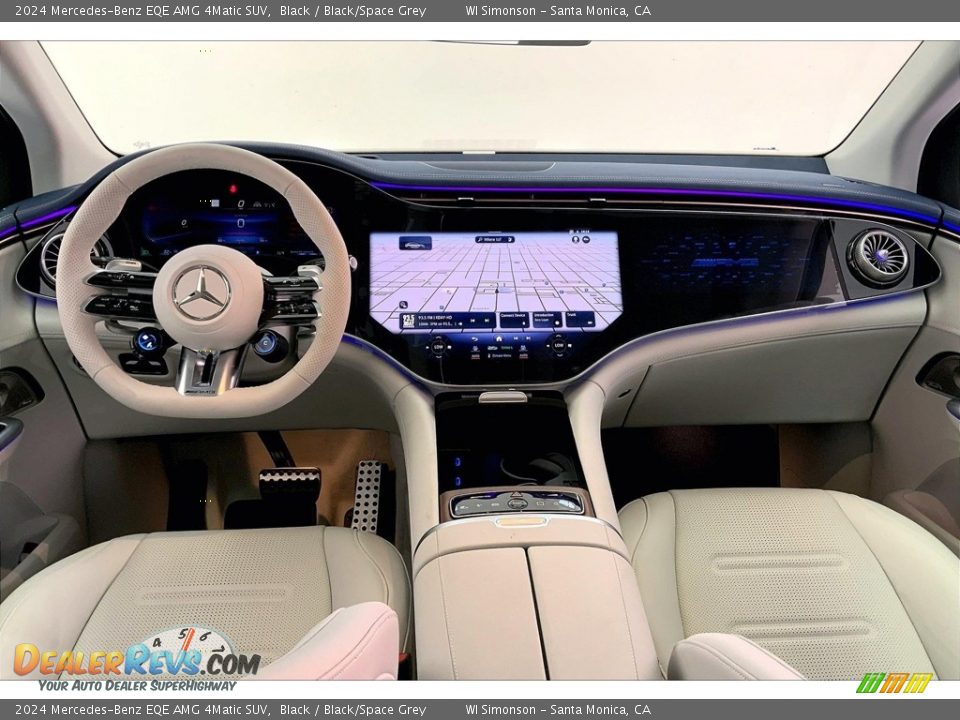 Dashboard of 2024 Mercedes-Benz EQE AMG 4Matic SUV Photo #6