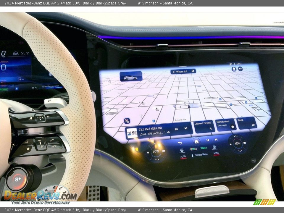 Navigation of 2024 Mercedes-Benz EQE AMG 4Matic SUV Photo #7