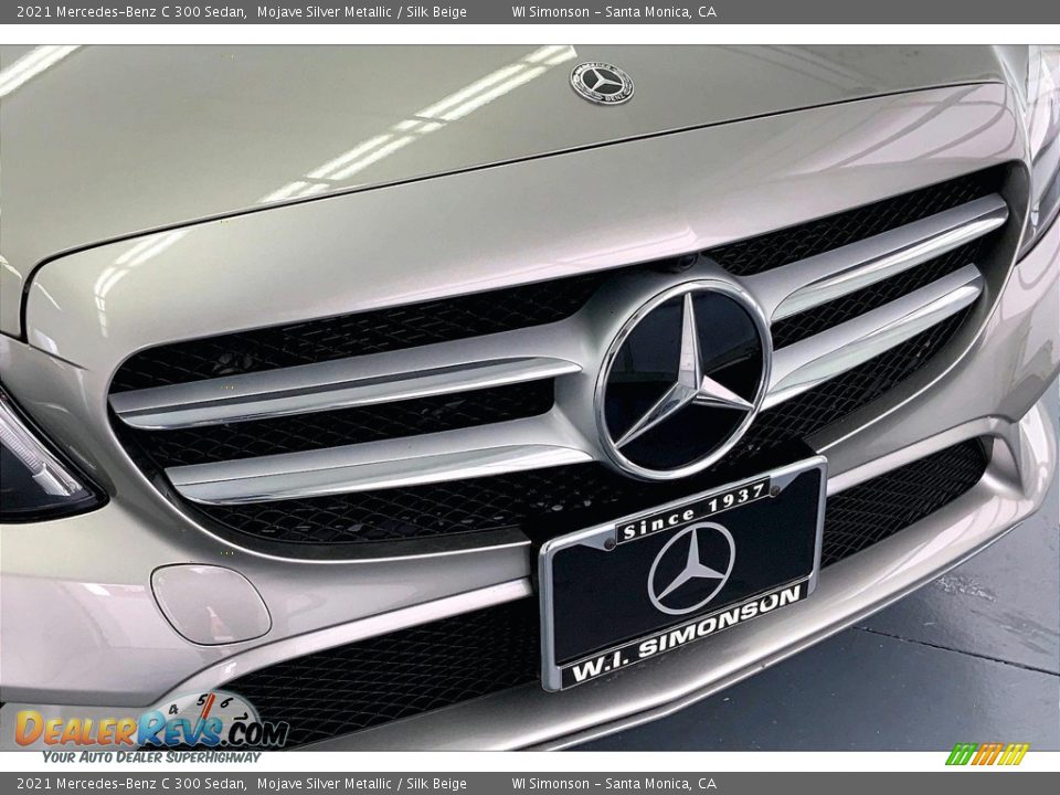 2021 Mercedes-Benz C 300 Sedan Mojave Silver Metallic / Silk Beige Photo #30