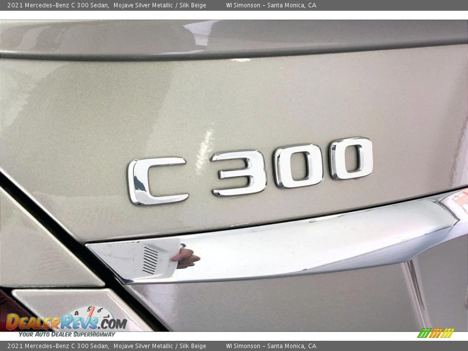 2021 Mercedes-Benz C 300 Sedan Mojave Silver Metallic / Silk Beige Photo #31