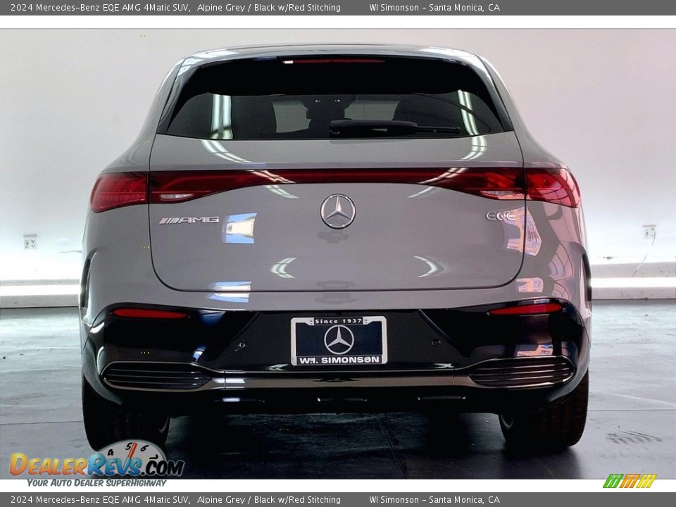 2024 Mercedes-Benz EQE AMG 4Matic SUV Alpine Grey / Black w/Red Stitching Photo #3