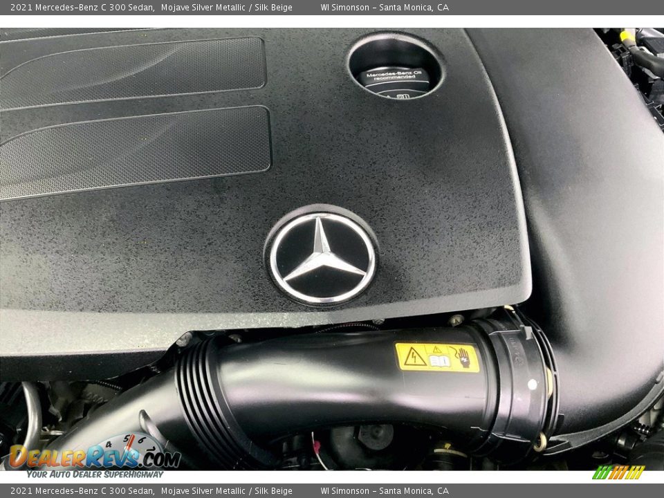 2021 Mercedes-Benz C 300 Sedan Mojave Silver Metallic / Silk Beige Photo #32