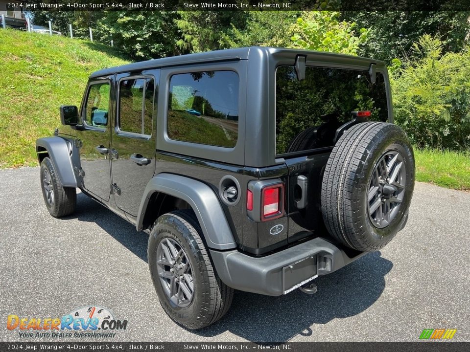 2024 Jeep Wrangler 4-Door Sport S 4x4 Black / Black Photo #8