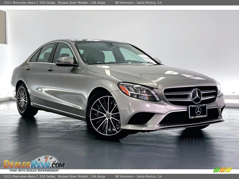 2021 Mercedes-Benz C 300 Sedan Mojave Silver Metallic / Silk Beige Photo #34