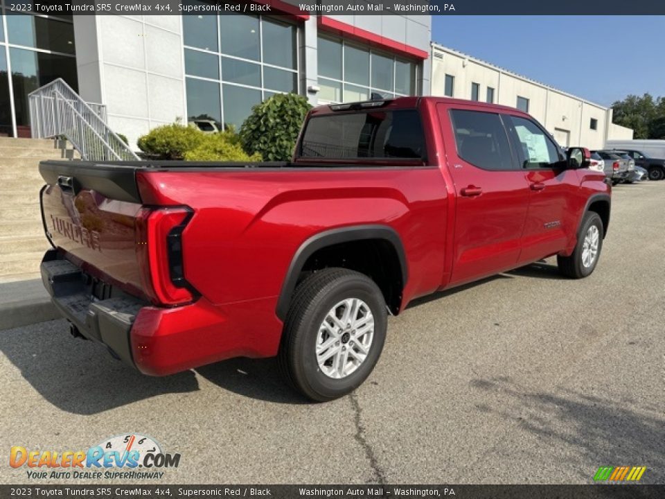 2023 Toyota Tundra SR5 CrewMax 4x4 Supersonic Red / Black Photo #9