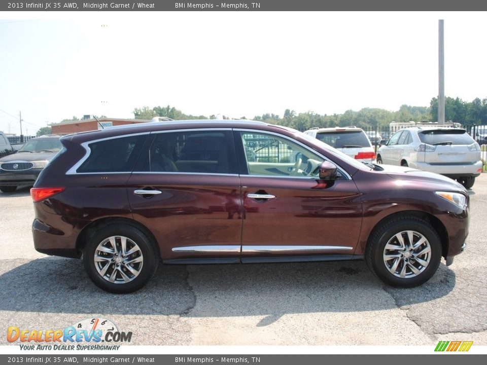 2013 Infiniti JX 35 AWD Midnight Garnet / Wheat Photo #6