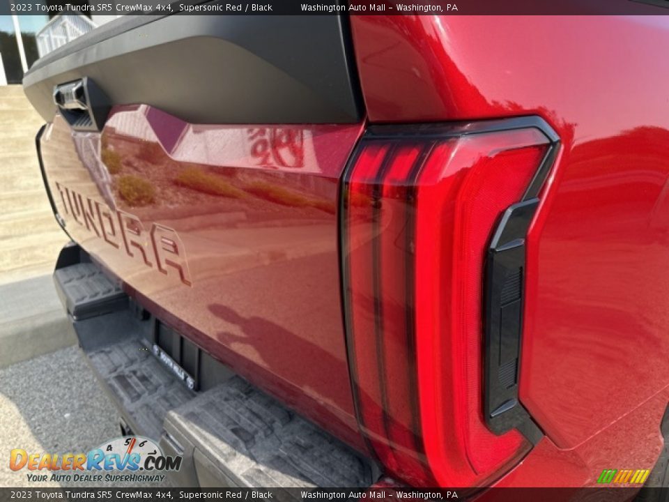 2023 Toyota Tundra SR5 CrewMax 4x4 Supersonic Red / Black Photo #22