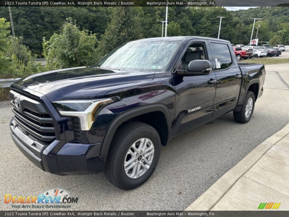 2023 Toyota Tundra SR5 CrewMax 4x4 Midnight Black Metallic / Boulder Photo #7