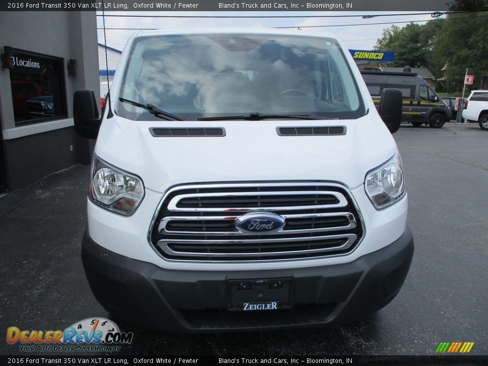 2016 Ford Transit 350 Van XLT LR Long Oxford White / Pewter Photo #25