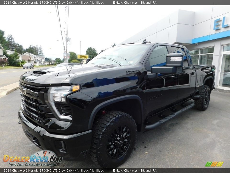 2024 Chevrolet Silverado 2500HD LTZ Crew Cab 4x4 Black / Jet Black Photo #1