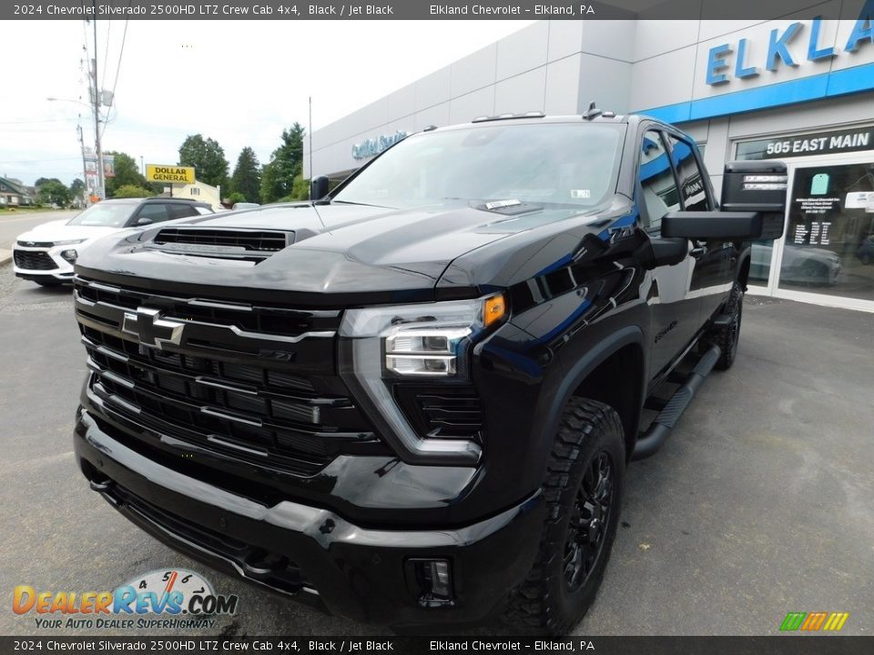 2024 Chevrolet Silverado 2500HD LTZ Crew Cab 4x4 Black / Jet Black Photo #2