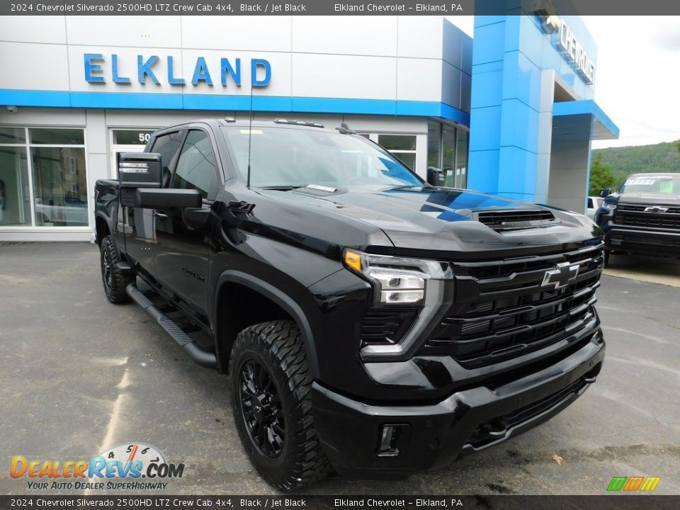 2024 Chevrolet Silverado 2500HD LTZ Crew Cab 4x4 Black / Jet Black Photo #4