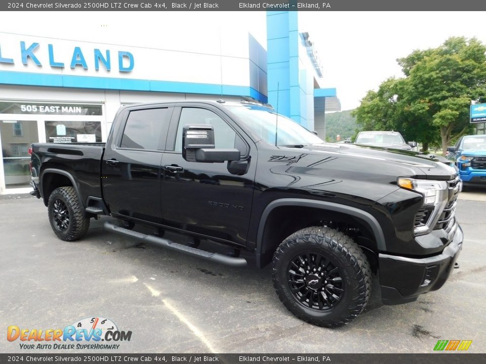 2024 Chevrolet Silverado 2500HD LTZ Crew Cab 4x4 Black / Jet Black Photo #5