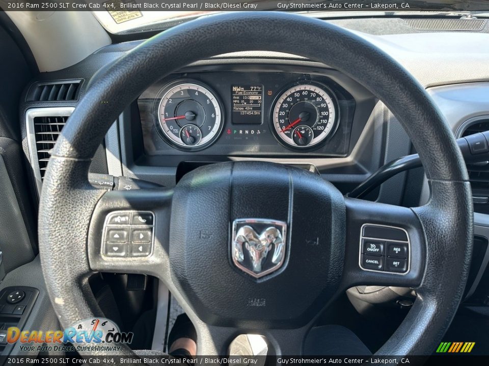 2016 Ram 2500 SLT Crew Cab 4x4 Steering Wheel Photo #7