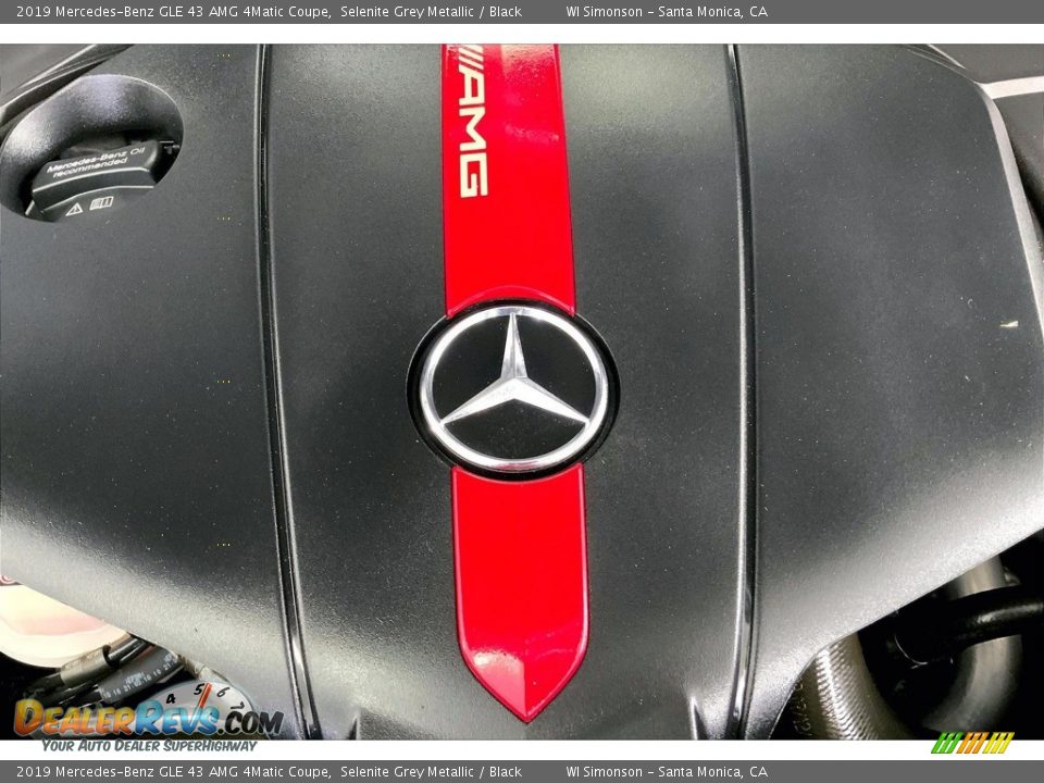 2019 Mercedes-Benz GLE 43 AMG 4Matic Coupe Selenite Grey Metallic / Black Photo #32