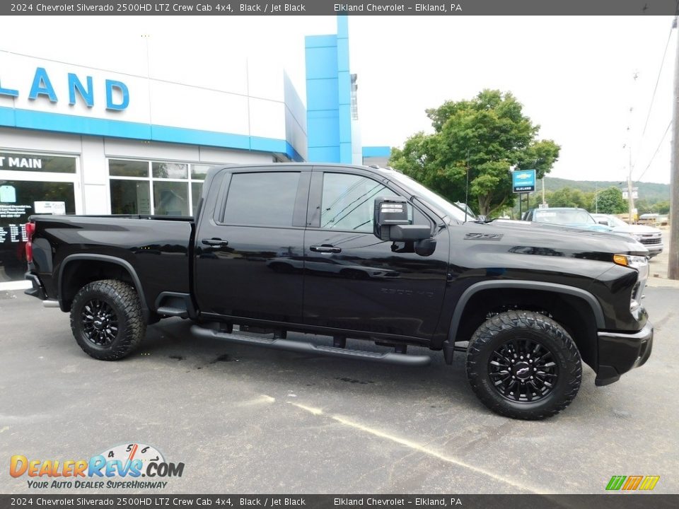 2024 Chevrolet Silverado 2500HD LTZ Crew Cab 4x4 Black / Jet Black Photo #6