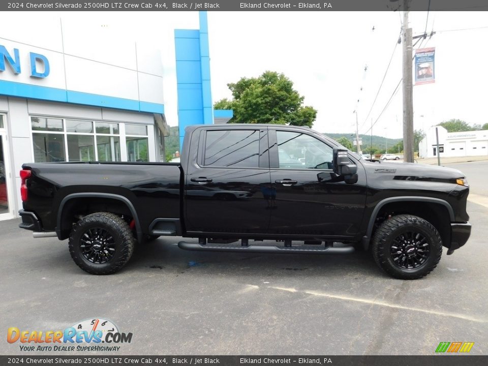 2024 Chevrolet Silverado 2500HD LTZ Crew Cab 4x4 Black / Jet Black Photo #7