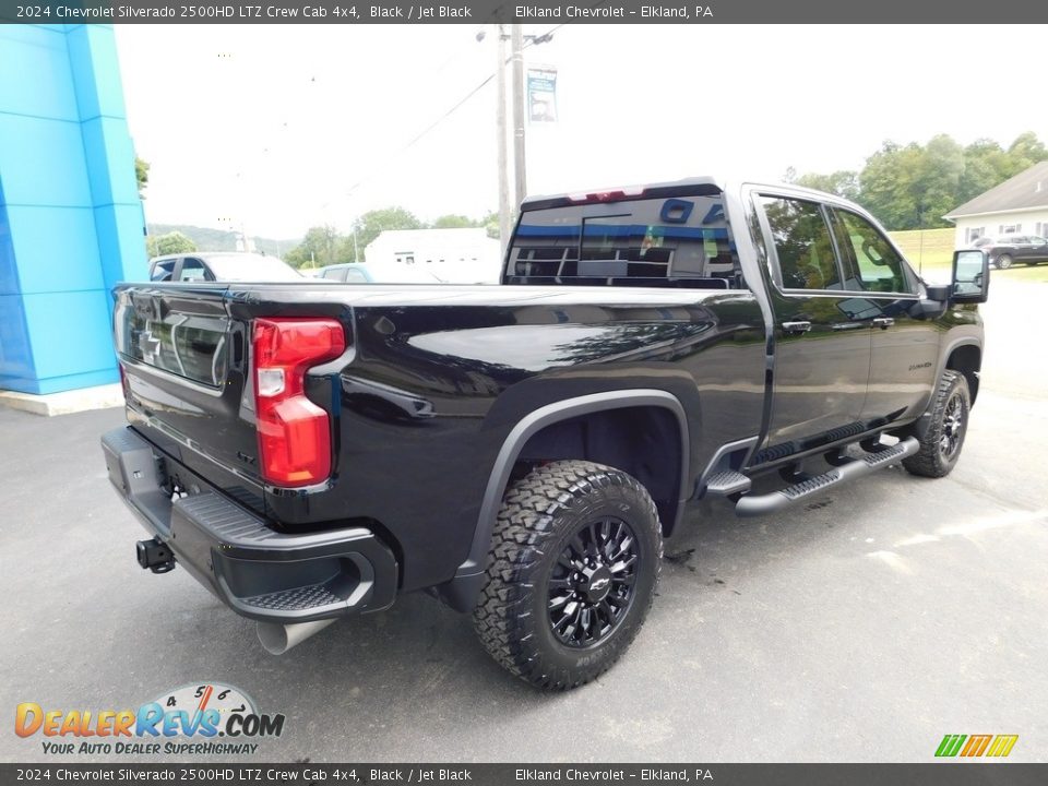 2024 Chevrolet Silverado 2500HD LTZ Crew Cab 4x4 Black / Jet Black Photo #8