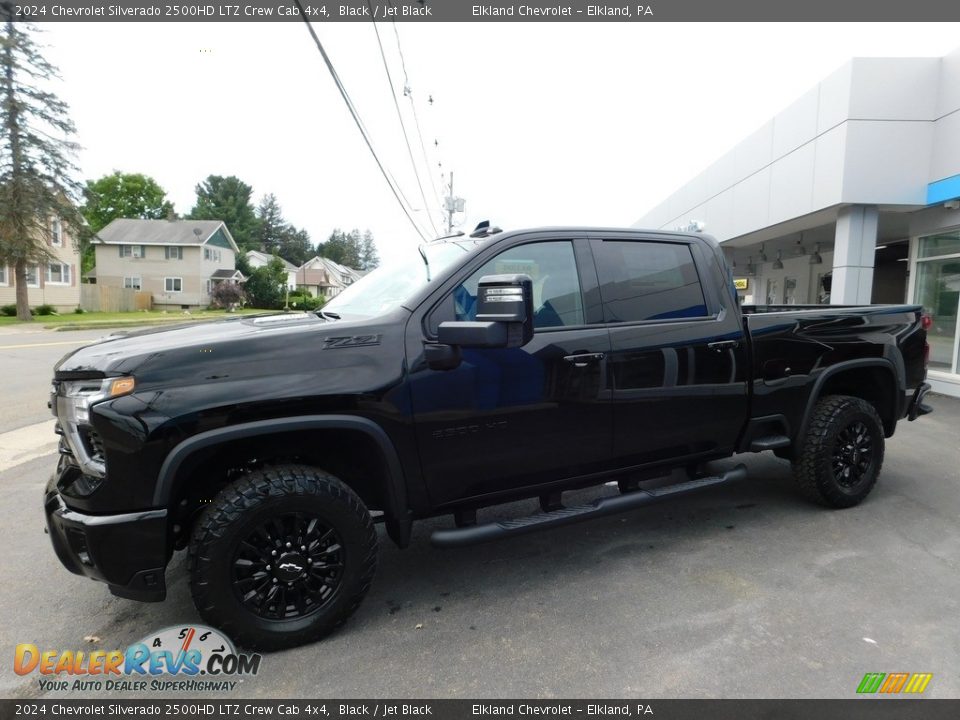 2024 Chevrolet Silverado 2500HD LTZ Crew Cab 4x4 Black / Jet Black Photo #13