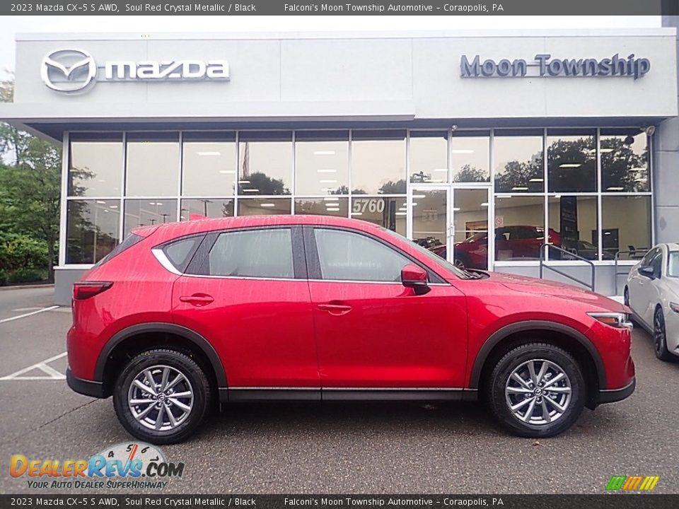 2023 Mazda CX-5 S AWD Soul Red Crystal Metallic / Black Photo #1