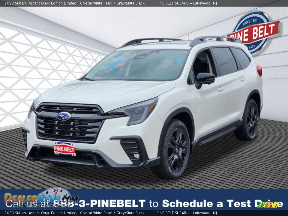 2023 Subaru Ascent Onyx Edition Limited Crystal White Pearl / Gray/Slate Black Photo #1